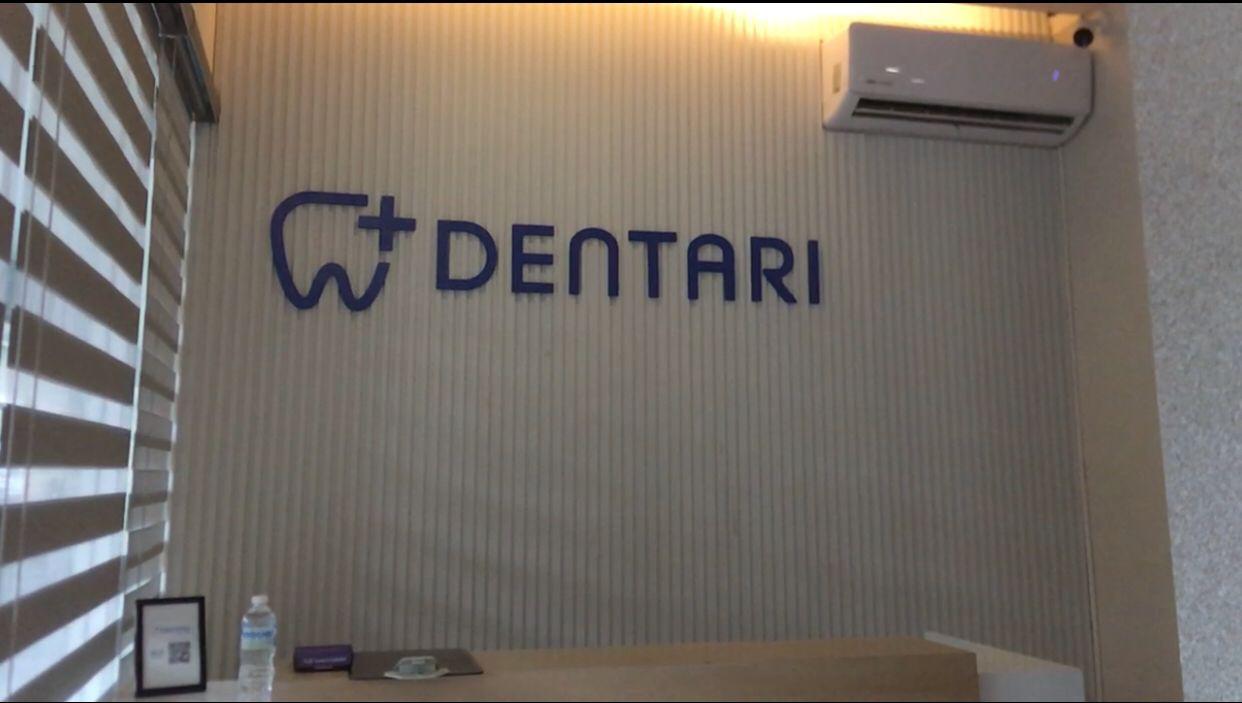 Letrero Dentari en trovicel pintado