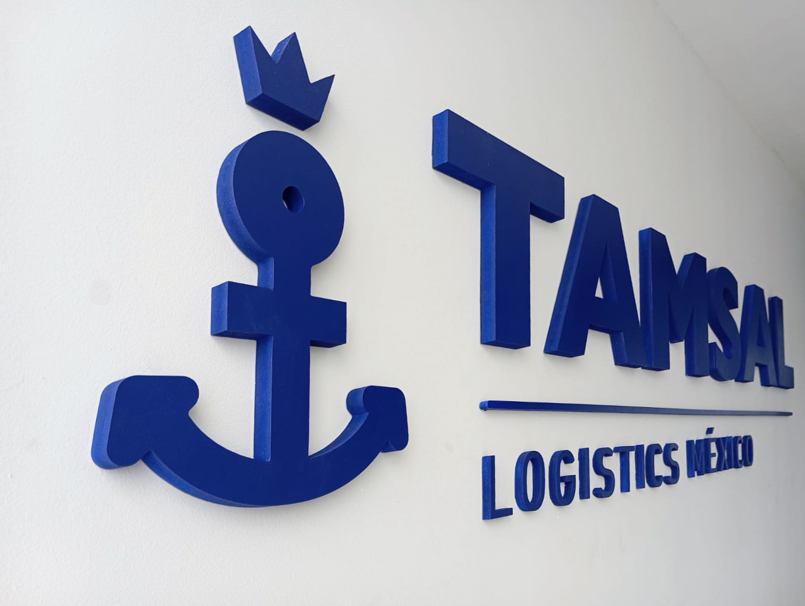 Letras de trovicel pintado — Tamsal Logistics