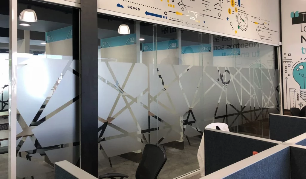 Vinil Esmerilado Oficinas