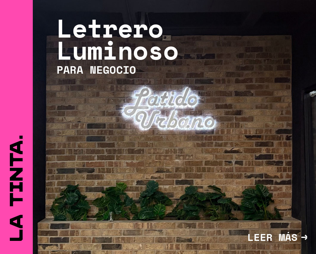 letraro luminoso para negocio